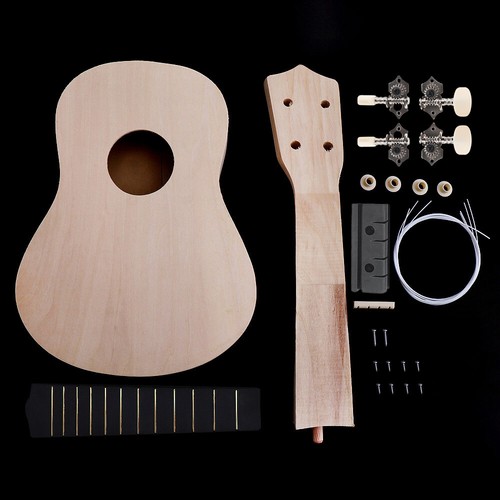 Diy ukulele kit build - 21, in