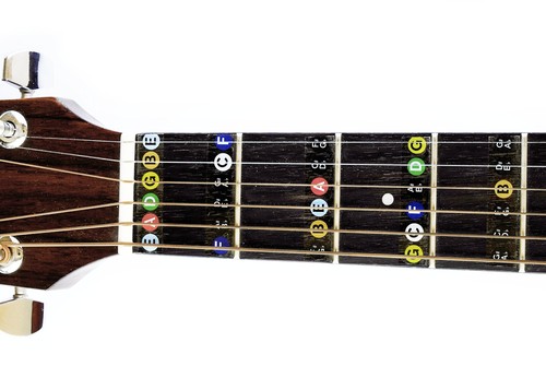 Guitar fret stickers color - fret, stickers-